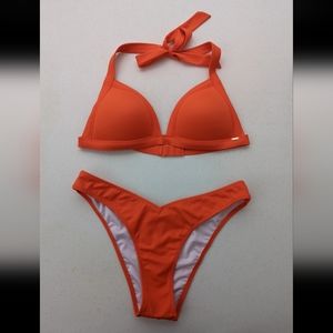 PINK orange bikini